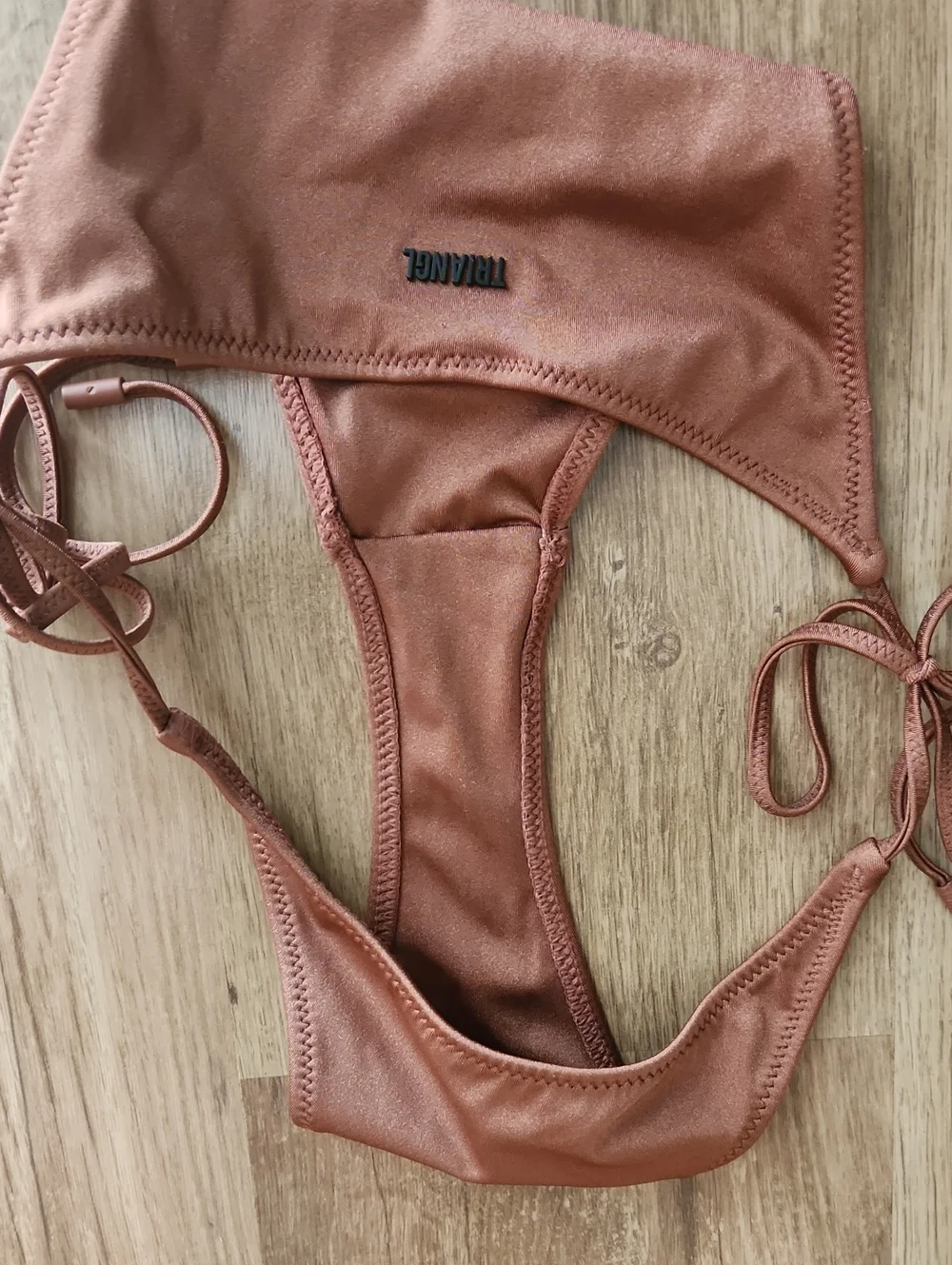 triangl swimwear Rust Tie-Side Bikini Bottom size Medium